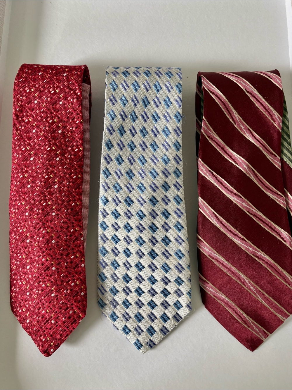 Roberto Cavalli Set of 3 Men's Classic Patterned Ties